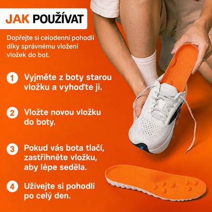 Masážní vložky do bot
