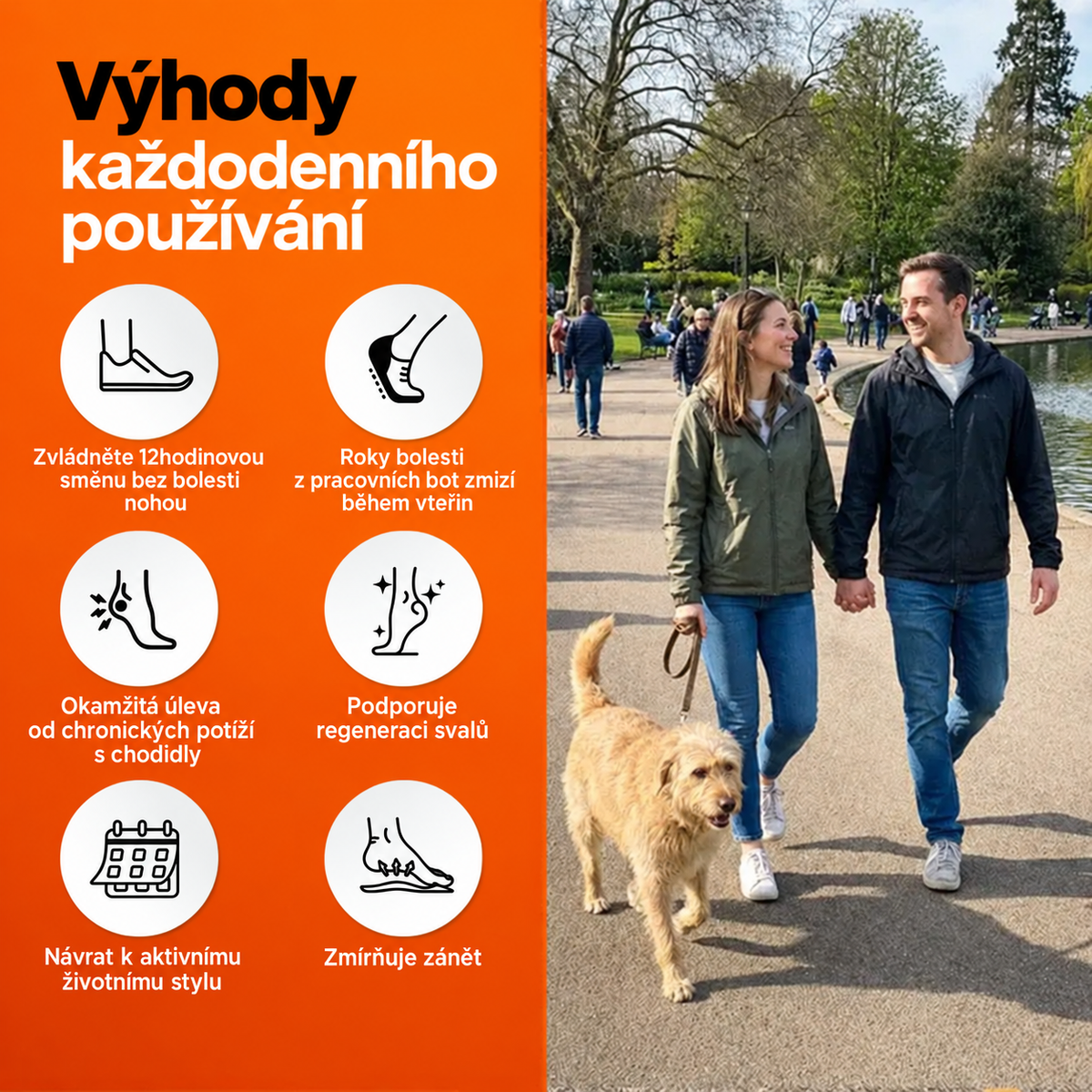 Masážní vložky do bot